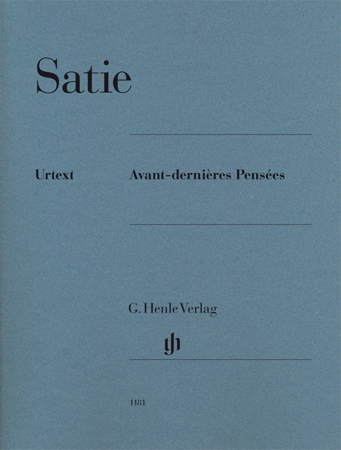 Avant-dernières Pensées | Erik Satie | Piano