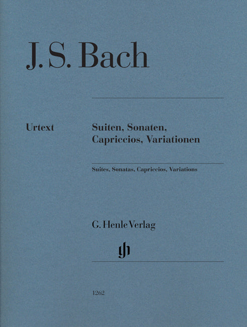 Suites, sonates, capriccios, variations | Johann Sebastian Bach | Piano | Livre | HN 1262