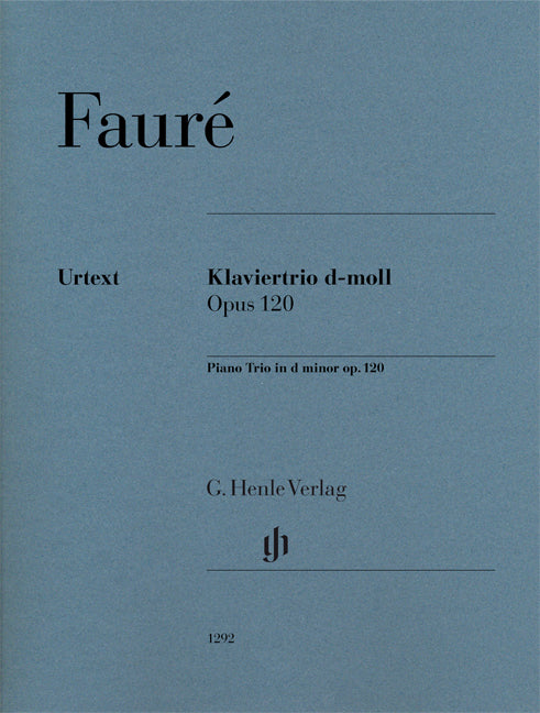 Trio avec piano en ré mineur, op. 120 | Gabriel Fauré