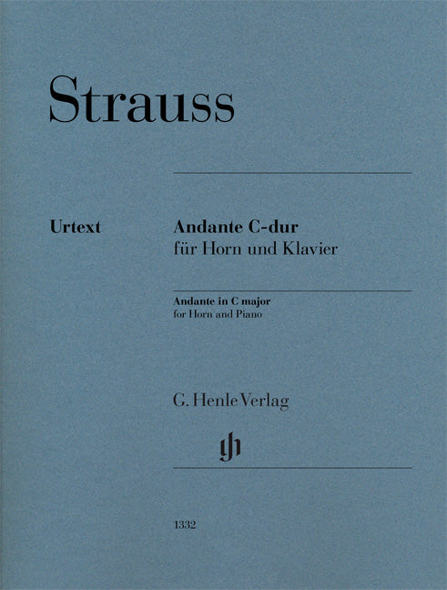 Andante en ut majeur, pour cor et piano | Richard Strauss