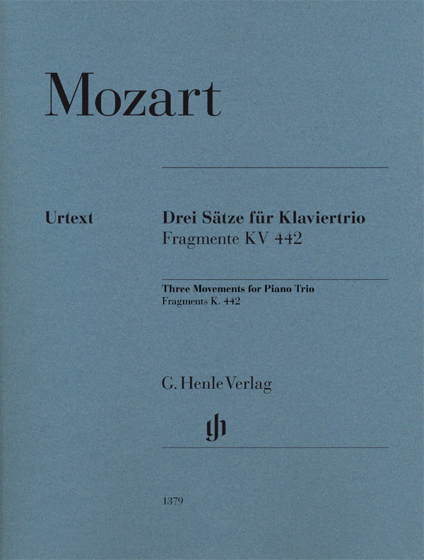 Trois mouvements pour trio avec piano | Wolfgang Amadeus Mozart