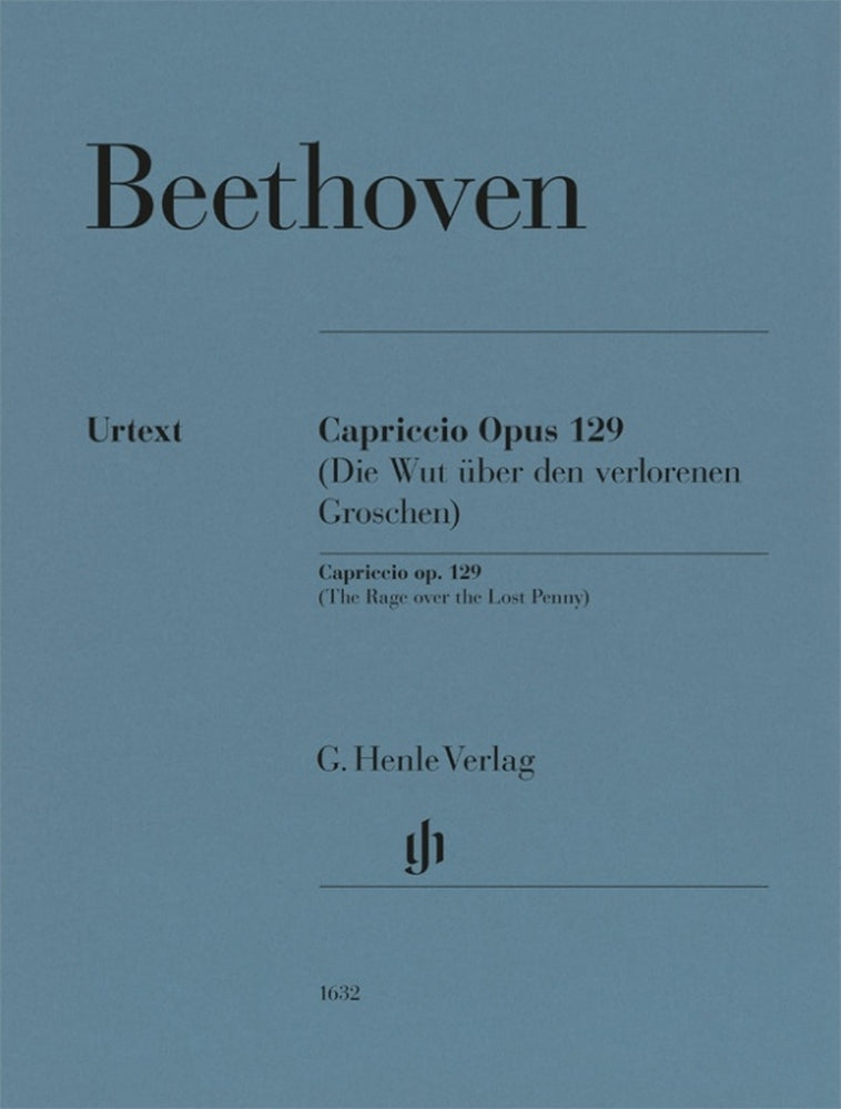 Capriccio, op. 129 | Ludwig van Beethoven | Piano