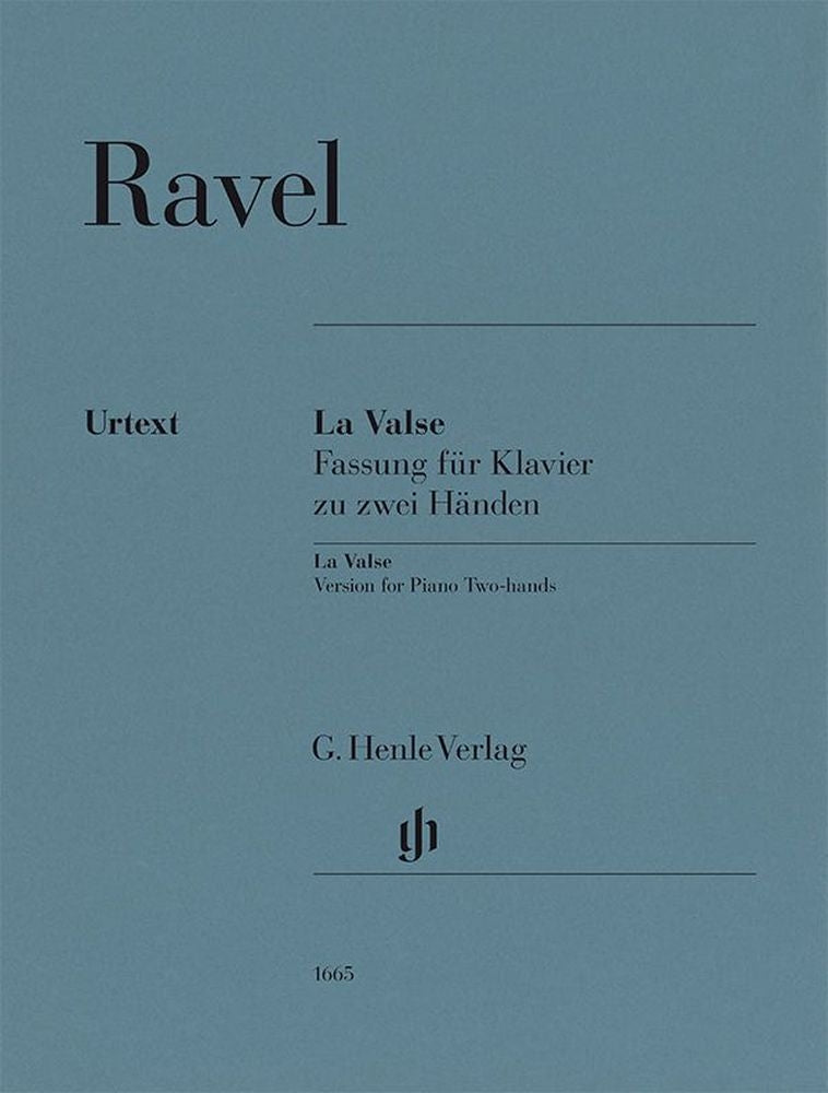 La Valse | Maurice Ravel | Piano | Livre | HN 1665