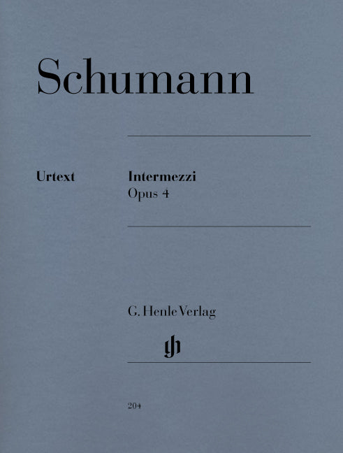 Intermezzi, op. 4 | Robert Schumann | Piano
