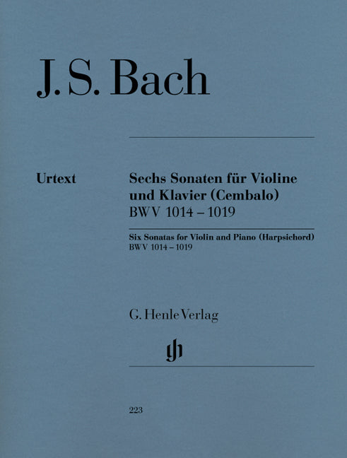 Six sonates pour violon et piano | Johann Sebastian Bach