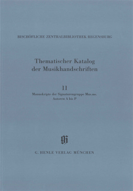 KBM 14/11 - Cotes - Mus. ms., auteurs A-P | éd. Bayerische Staatsbibliothek