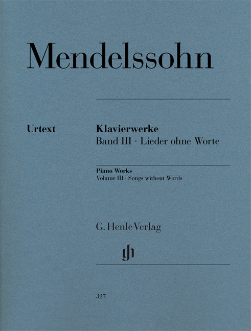Romances sans paroles | Felix Mendelssohn Bartholdy | Piano | Livre | HN 327