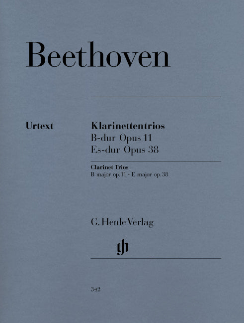 Trios avec clarinette en si bémol majeur, op. 11, et en mi bémol majeur | Ludwig van Beethoven