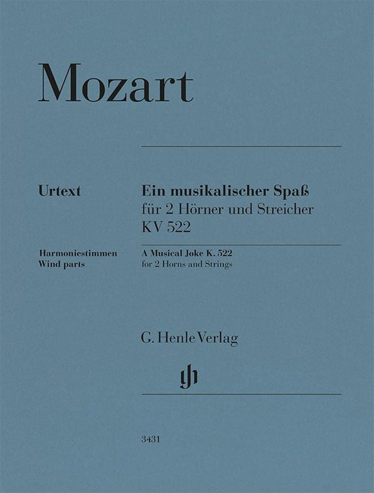 Une plaisanterie musicale, K. 522 | Wolfgang Amadeus Mozart | Violon | Jeu de parties | HN 3431