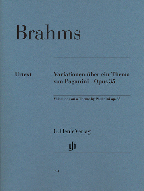 Variations sur un thème de Paganini, op. 35 | Johannes Brahms