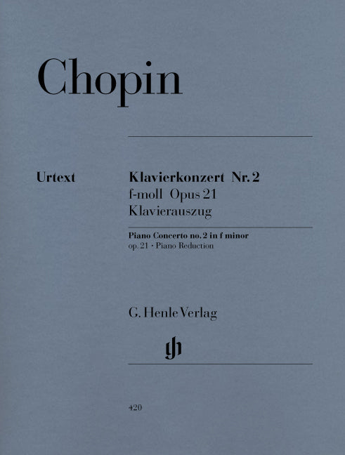 Concerto 2 en fa mineur, opus 21 | Frédéric Chopin | Piano