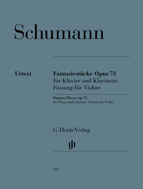 Pièces de fantaisie, pour piano et clarinette | Robert Schumann