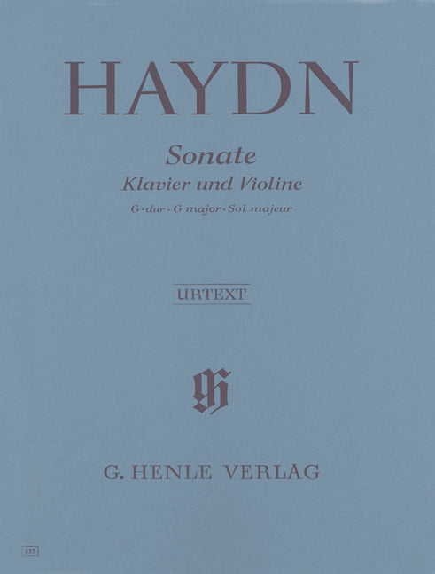 Sonate pour piano et violon en sol | Franz Joseph Haydn