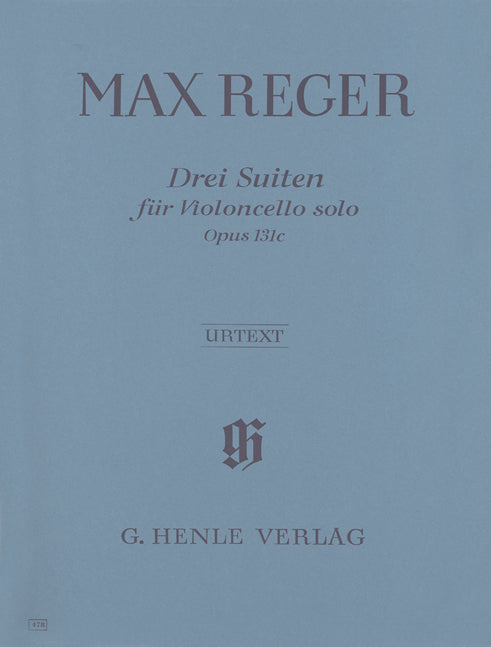 3 suites, opus 131c | Max Reger | Violoncelle
