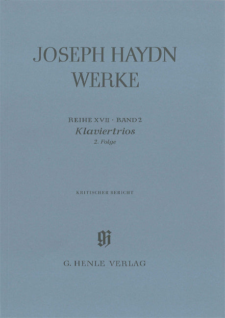 Trios avec piano - 2e volume | Franz Joseph Haydn