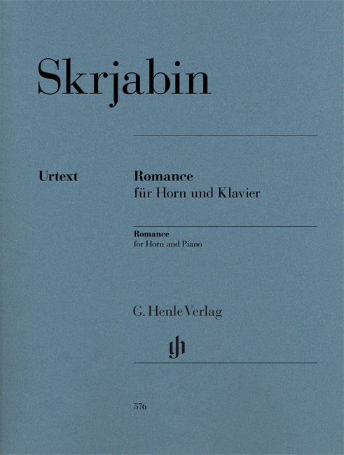 Romance pour cor et piano | Alexander Skrjabin | Cor
