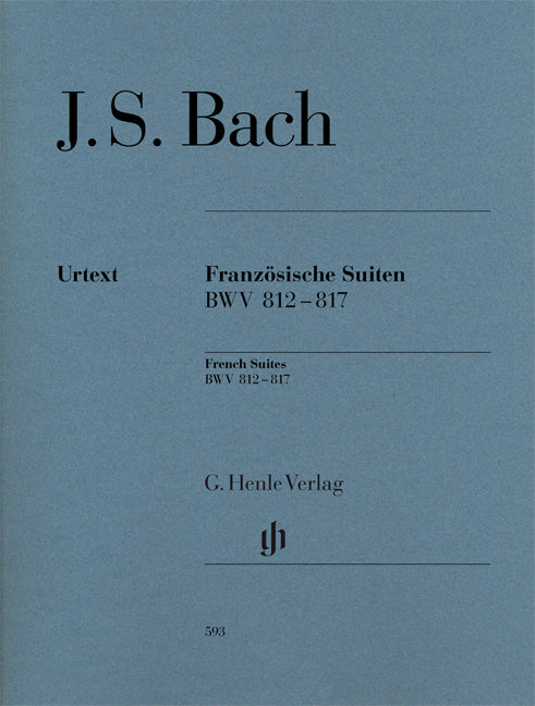 Suites françaises, BWV 812-817 | Johann Sebastian Bach | Piano | Livre | HN 593