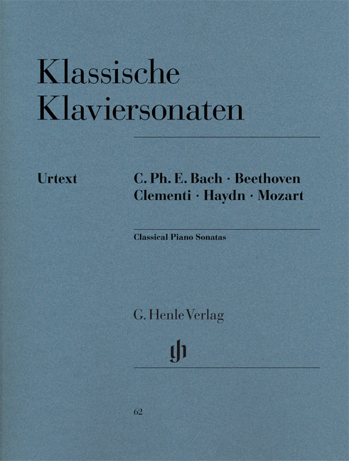 Sonates pour piano classiques | éd. Walter Georgii