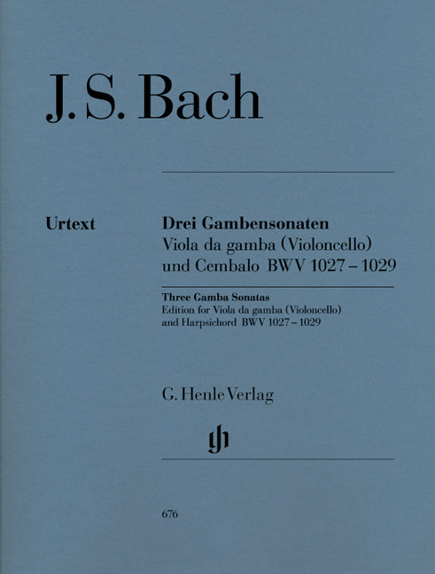 Sonates pour viole de gambe et clavecin | Johann Sebastian Bach | Violoncelle