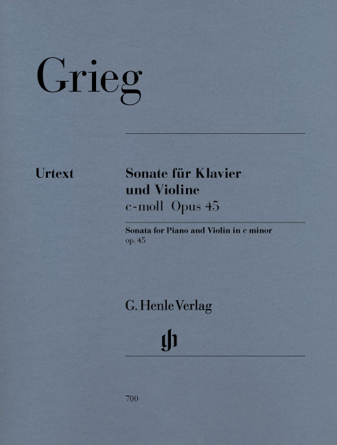 Sonate pour piano et violon en ut mineur, op. 45 | Edvard Grieg