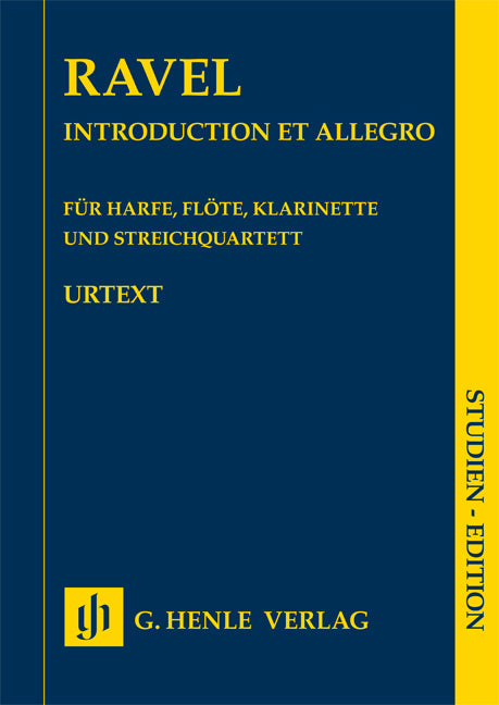 Introduction et Allegro | Maurice Ravel | Quatuor à cordes | Partition d'étude