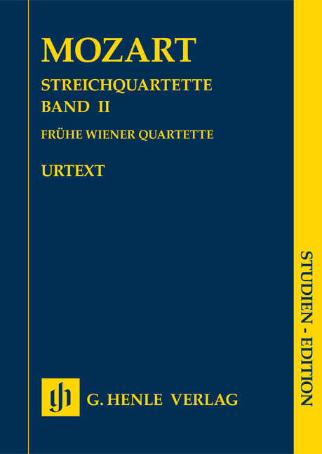 Quatuors à cordes - Volume II | Wolfgang Amadeus Mozart | Quatuor à cordes | Partition d'étude