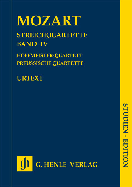 Quatuors à cordes - Volume IV | Wolfgang Amadeus Mozart | Quatuor à cordes | Partition d'étude