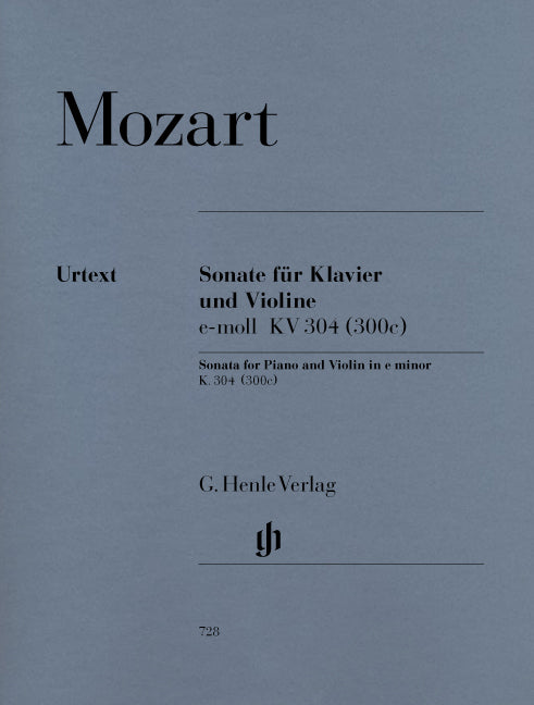 Sonate pour violon en mi mineur, K. 304 | Wolfgang Amadeus Mozart