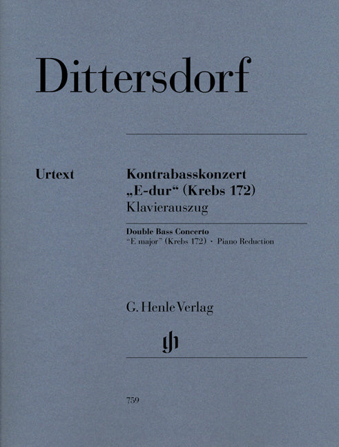 Concerto en mi majeur (Krebs 172) | Carl Ditters von Dittersdorf