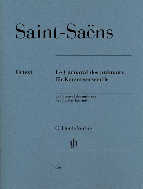 Le Carnaval des animaux | Camille Saint-Saëns | Ensemble de chambre | Partition + parties