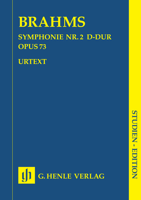 Symphonie n° 2 en ré majeur, op. 73 | Johannes Brahms | Orchestre | Partition d'étude