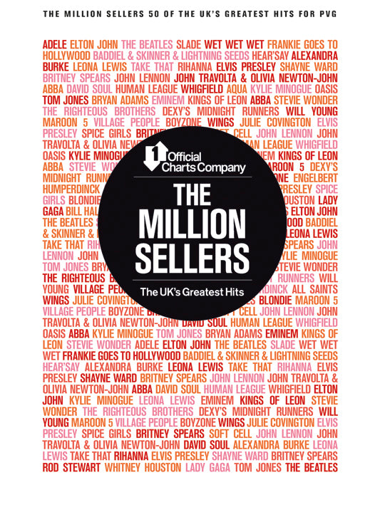 The Million Sellers - 50 Of The UK's Greatest Hits, Livre pour piano et Chant et Guitare