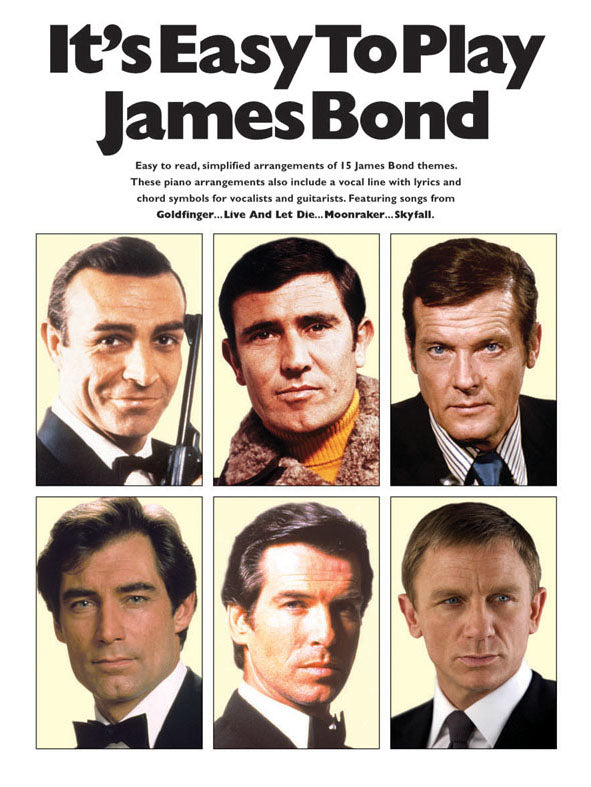 It's Easy To Play James Bond, Livre pour piano
