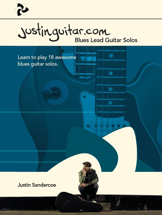 Justinguitar.com Blues Lead Guitar Solos, Livre pour guitare