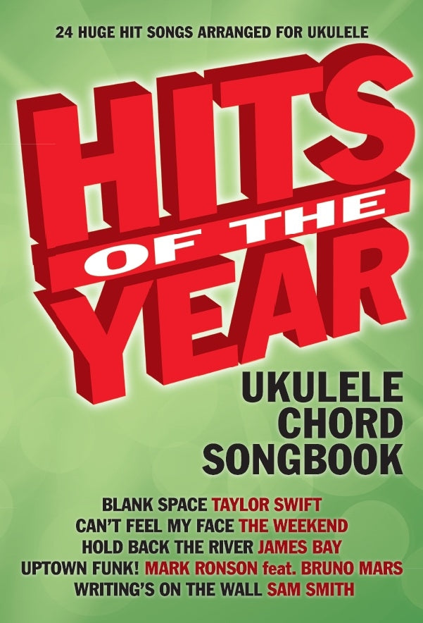 Hits Of The Year 2015 Ukulele Chord Songbook, Livre pour ukulélé