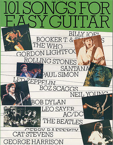 101 Songs For Easy Guitar Book 4, Livre pour voix et Guitare