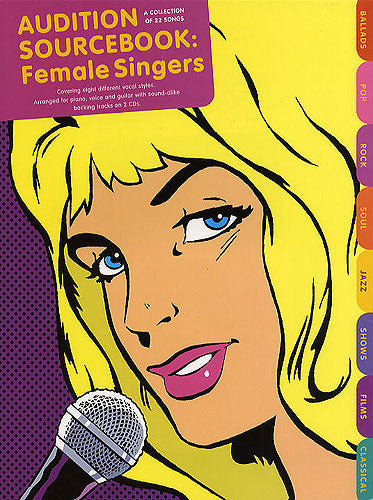 Audition Sourcebook Female, Livre pour piano et Chant et Guitare