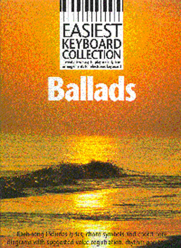 Easiest Keyboard Collection: Ballads, Livre pour clavier