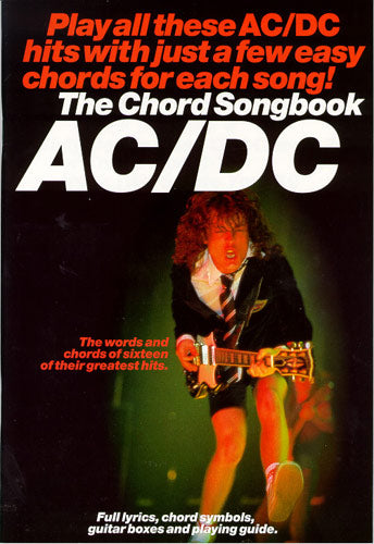 The Chord Songbook: AC/DC, Livre pour voix