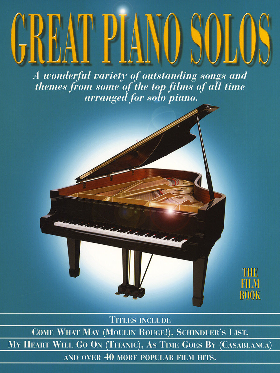 Great Piano Solos - Film Book, Livre pour piano