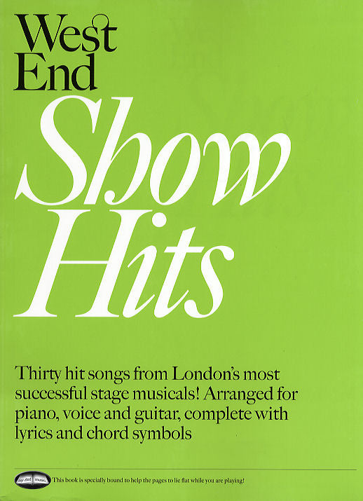 West End Show Hits, Livre pour piano et Chant et Guitare