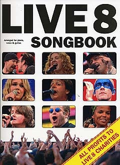 The Live 8 Songbook, Livre pour piano et Chant et Guitare