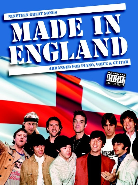 Made In England, Livre pour piano et Chant et Guitare