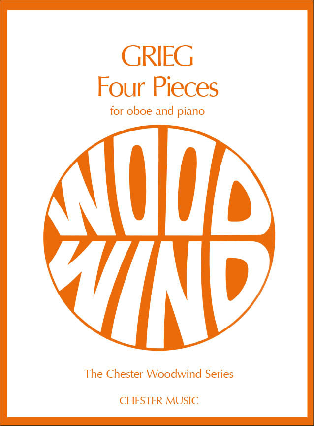 Four Pieces de Edvard Grieg, Livre pour hautbois et Piano