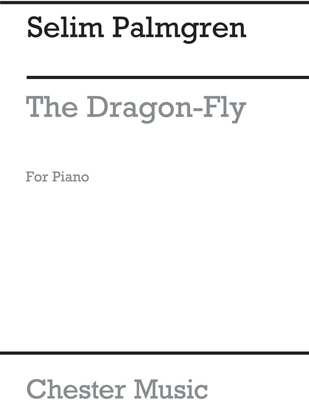 The Dragon Fly for Piano de Selim Palmgren, Livre pour piano