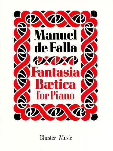 Fantasia Baetica for Piano de Manuel de Falla, Livre pour piano
