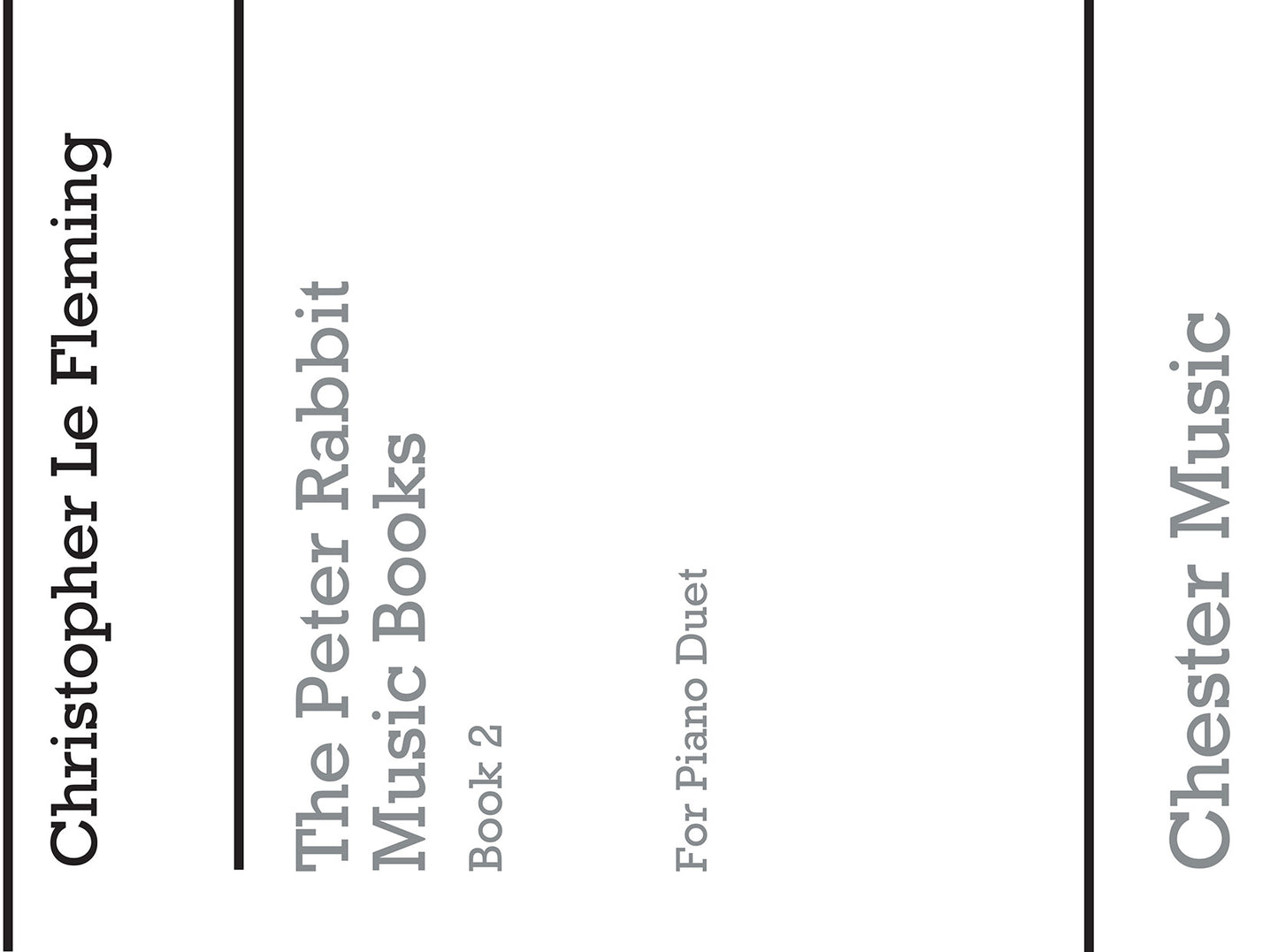 The Peter Rabbit Music Book 2 (Piano Duet) de Christopher Le Fleming, Livre pour duo de pianos