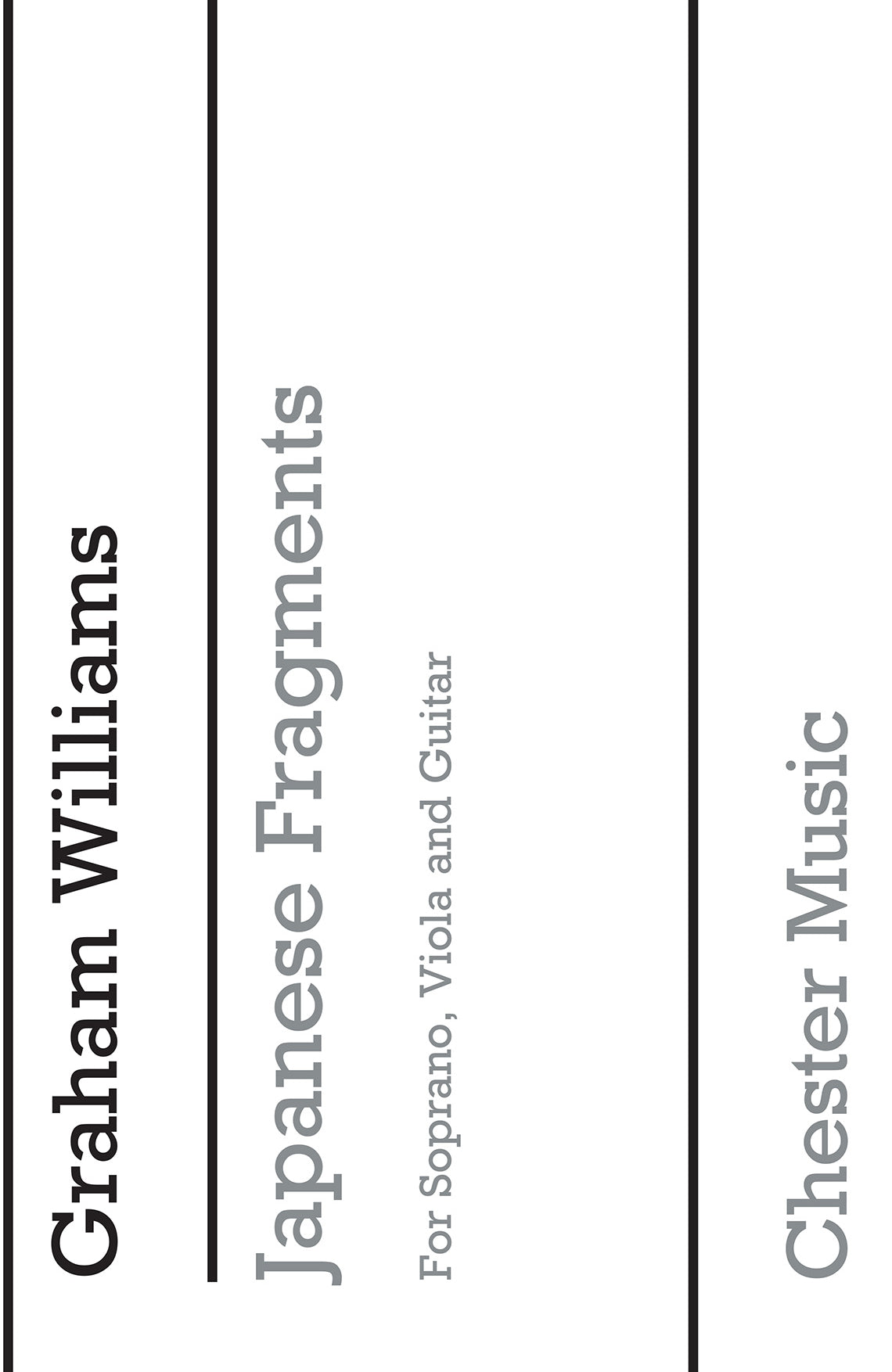 Japanese Fragments de Graham Williams, Livre pour ensemble de chambre