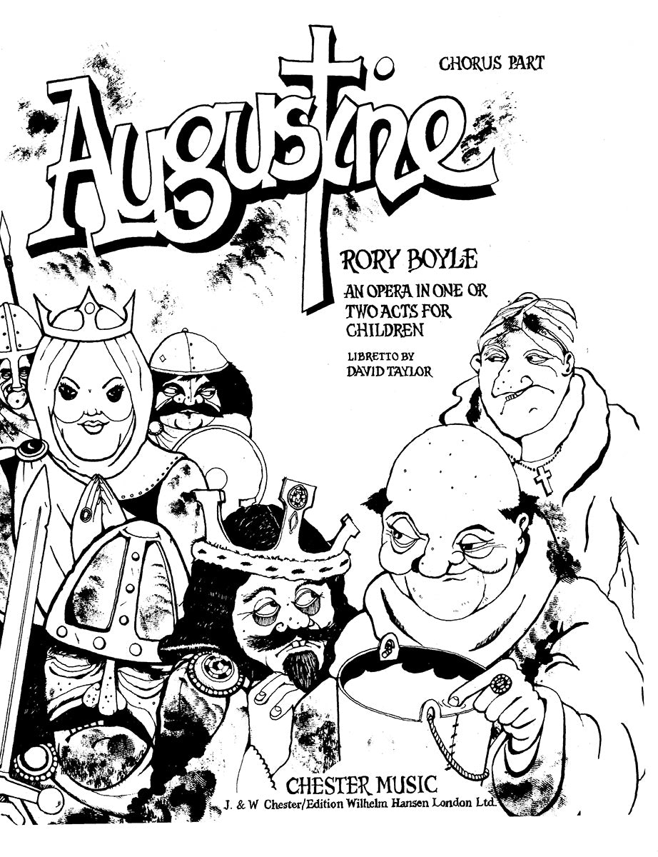 Augustine (Chorus Part) de Rory Boyle, Livre pour voix