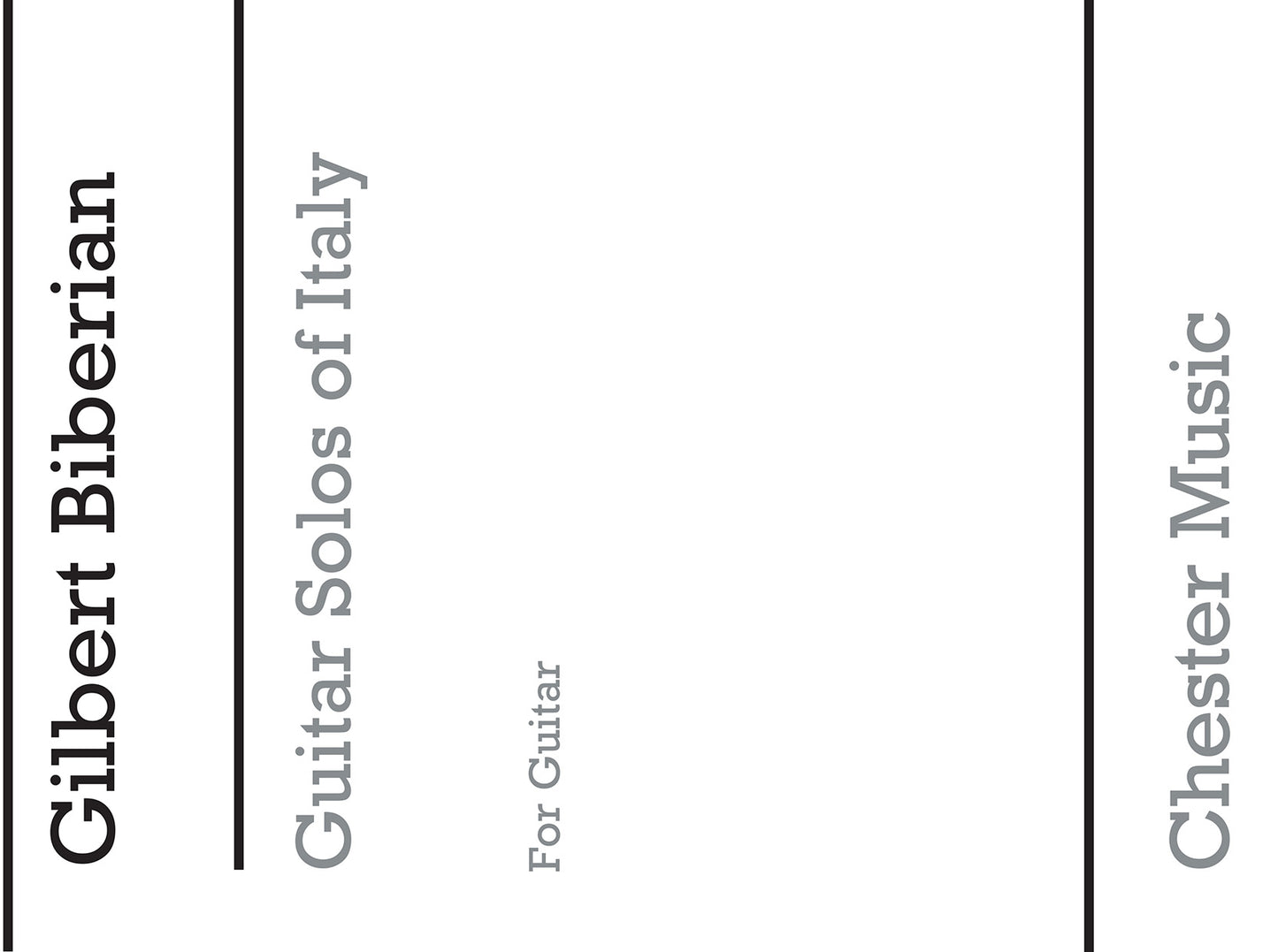 Guitar Solos From Italy, Livre pour guitare